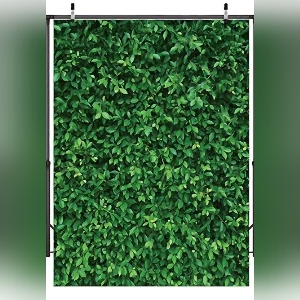 7ft x 5ft LYWYGG  Green Leaves Photography Backdrops Nature